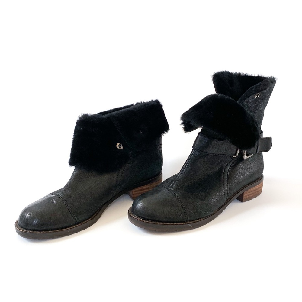 Matt Bernson Shearling Leather Tundra ankle boots